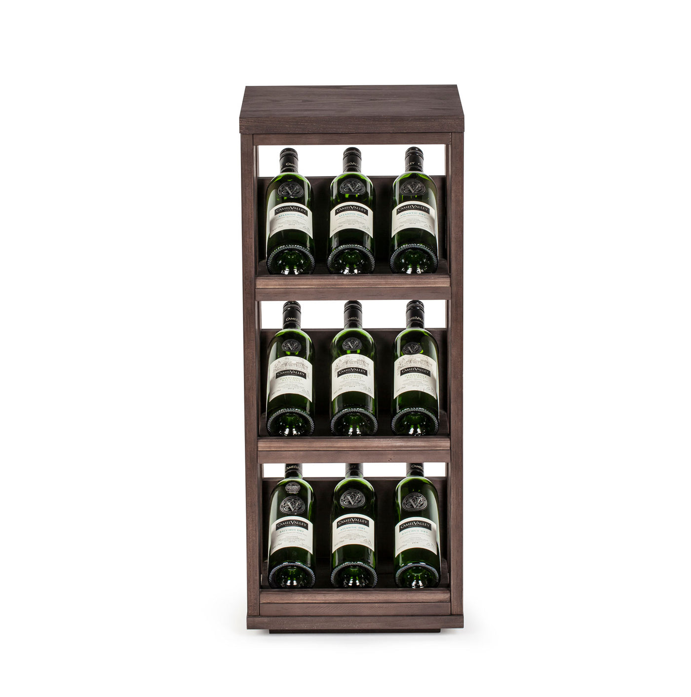 Avino Base Unit - 9 Bottle Angled Display Modular Wine Rack